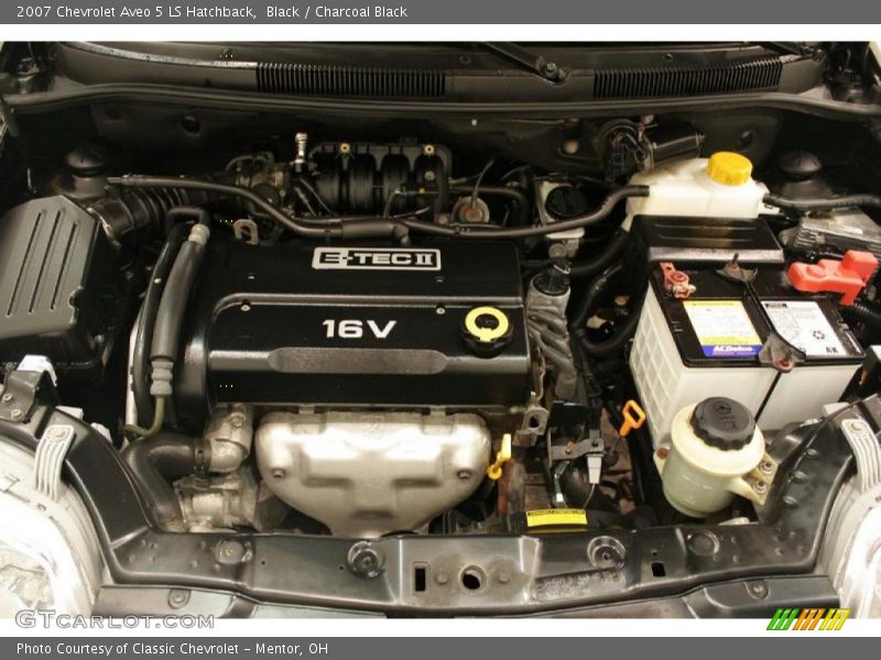 Black / Charcoal Black 2007 Chevrolet Aveo 5 LS Hatchback