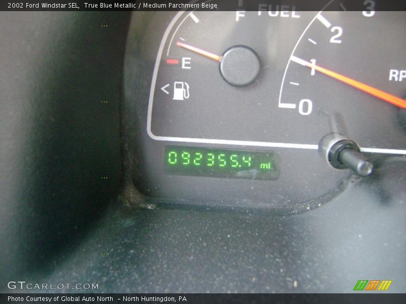 True Blue Metallic / Medium Parchment Beige 2002 Ford Windstar SEL
