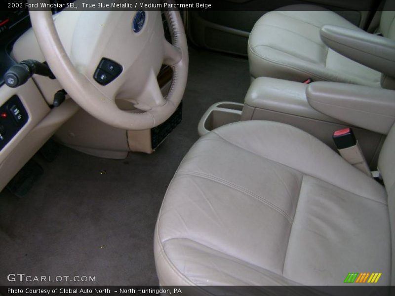 True Blue Metallic / Medium Parchment Beige 2002 Ford Windstar SEL