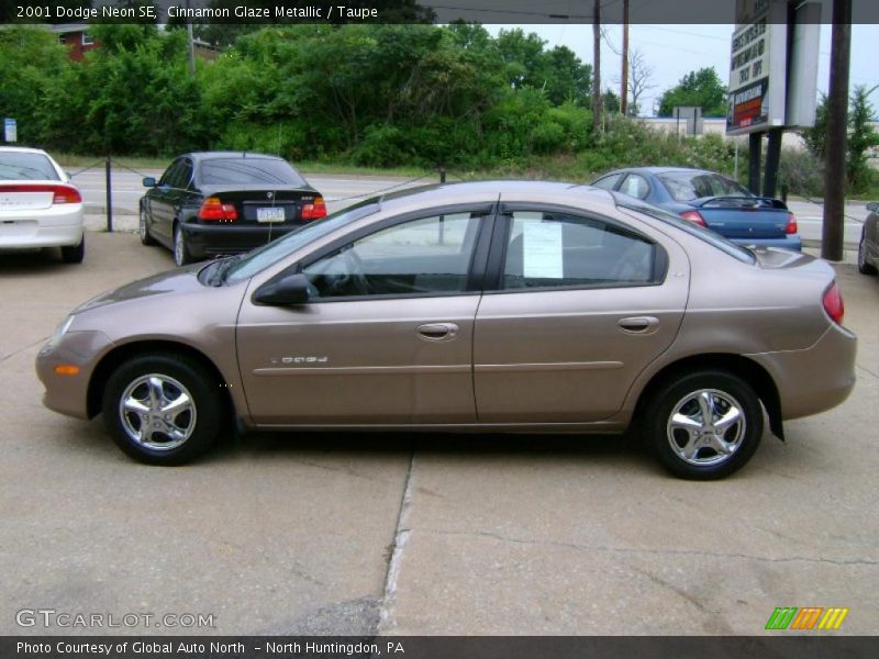 Cinnamon Glaze Metallic / Taupe 2001 Dodge Neon SE