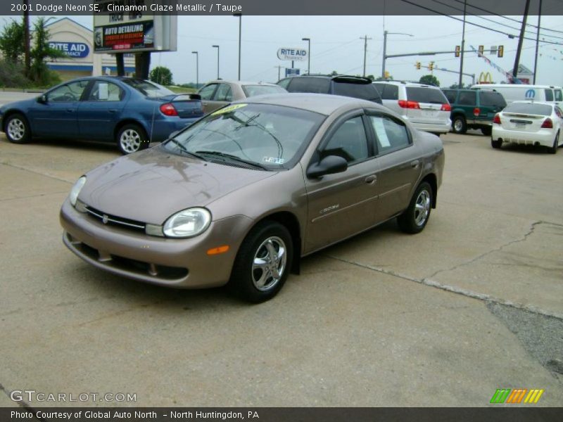 Cinnamon Glaze Metallic / Taupe 2001 Dodge Neon SE