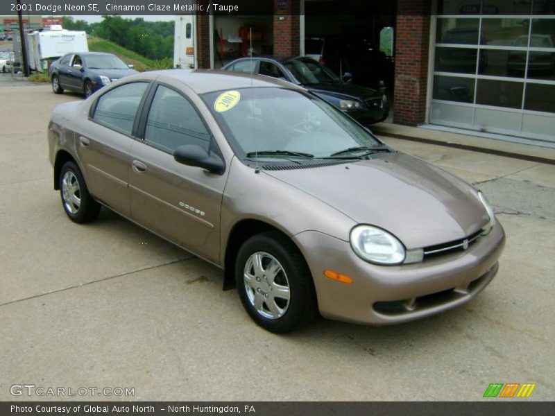 Cinnamon Glaze Metallic / Taupe 2001 Dodge Neon SE