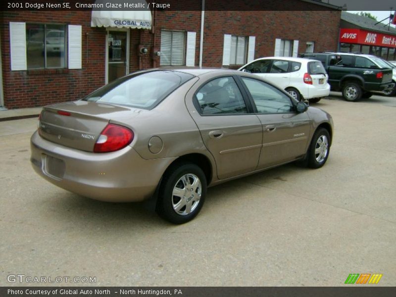 Cinnamon Glaze Metallic / Taupe 2001 Dodge Neon SE