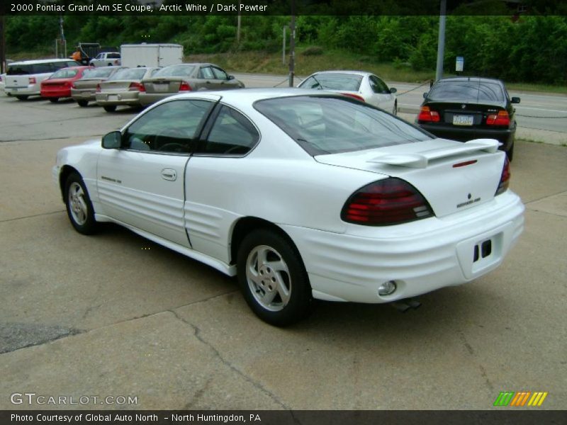 Arctic White / Dark Pewter 2000 Pontiac Grand Am SE Coupe