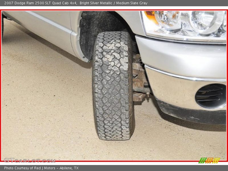 Bright Silver Metallic / Medium Slate Gray 2007 Dodge Ram 2500 SLT Quad Cab 4x4