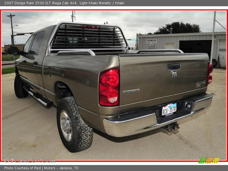 Light Khaki Metallic / Khaki 2007 Dodge Ram 3500 SLT Mega Cab 4x4