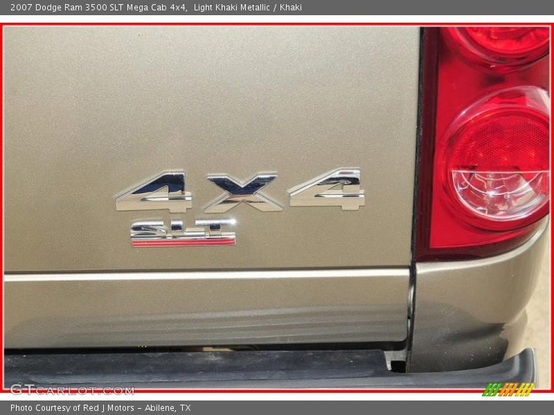 Light Khaki Metallic / Khaki 2007 Dodge Ram 3500 SLT Mega Cab 4x4