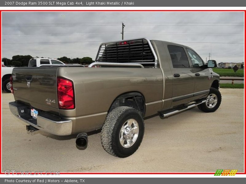 Light Khaki Metallic / Khaki 2007 Dodge Ram 3500 SLT Mega Cab 4x4