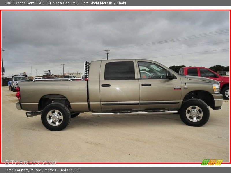 Light Khaki Metallic / Khaki 2007 Dodge Ram 3500 SLT Mega Cab 4x4