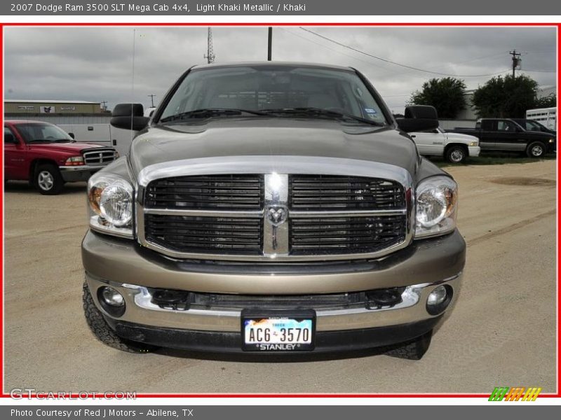 Light Khaki Metallic / Khaki 2007 Dodge Ram 3500 SLT Mega Cab 4x4