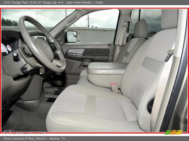 Light Khaki Metallic / Khaki 2007 Dodge Ram 3500 SLT Mega Cab 4x4