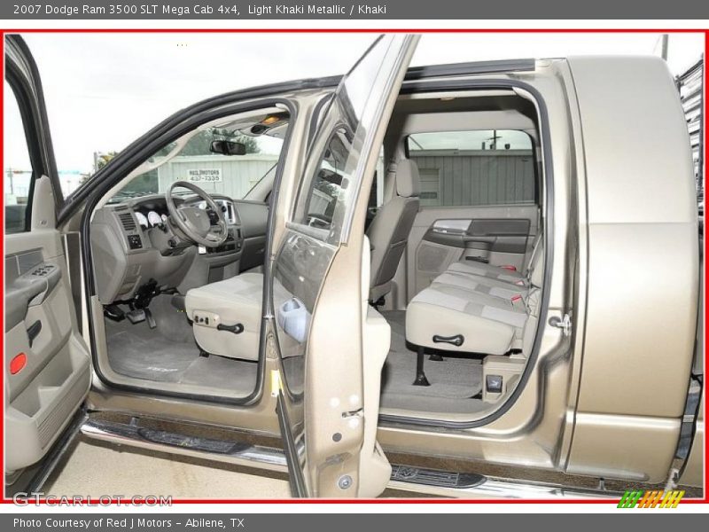 Light Khaki Metallic / Khaki 2007 Dodge Ram 3500 SLT Mega Cab 4x4