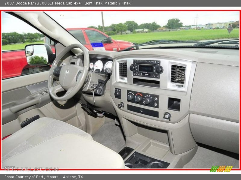 Light Khaki Metallic / Khaki 2007 Dodge Ram 3500 SLT Mega Cab 4x4