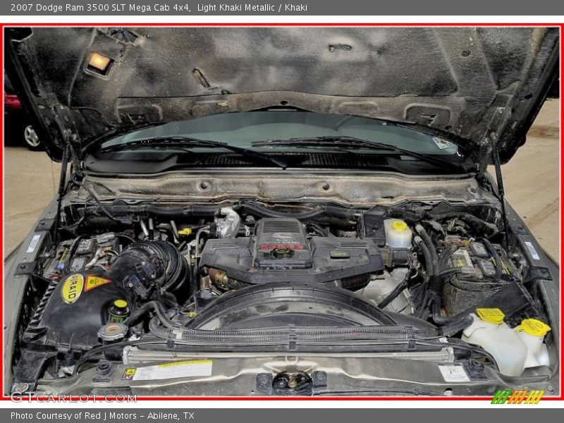 Light Khaki Metallic / Khaki 2007 Dodge Ram 3500 SLT Mega Cab 4x4