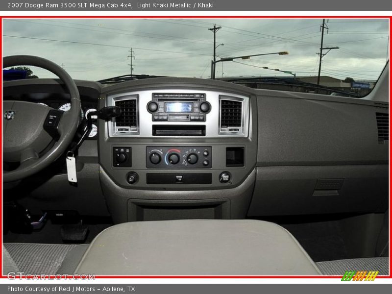 Light Khaki Metallic / Khaki 2007 Dodge Ram 3500 SLT Mega Cab 4x4