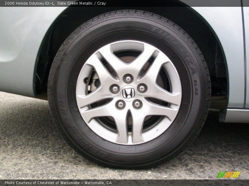 Slate Green Metallic / Gray 2006 Honda Odyssey EX-L