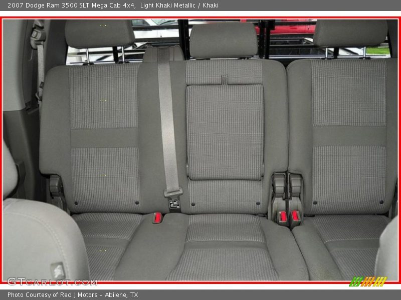 Light Khaki Metallic / Khaki 2007 Dodge Ram 3500 SLT Mega Cab 4x4