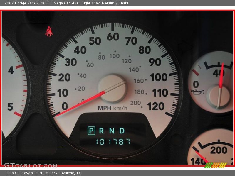 Light Khaki Metallic / Khaki 2007 Dodge Ram 3500 SLT Mega Cab 4x4