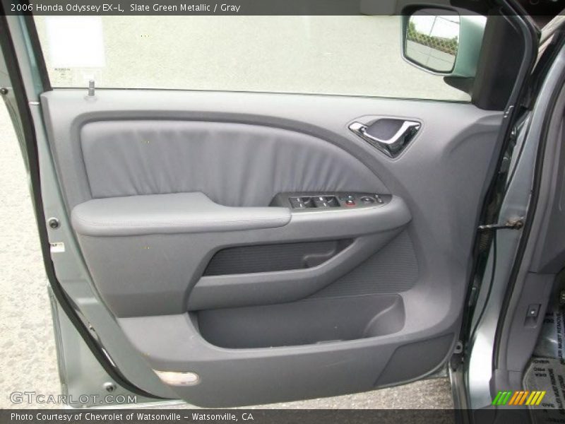 Slate Green Metallic / Gray 2006 Honda Odyssey EX-L