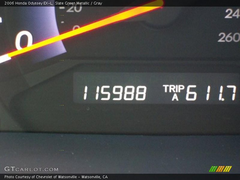 Slate Green Metallic / Gray 2006 Honda Odyssey EX-L
