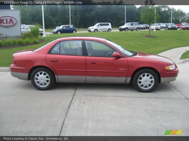 Santa Fe Red Pearl / Medium Gray 1999 Buick Regal GS