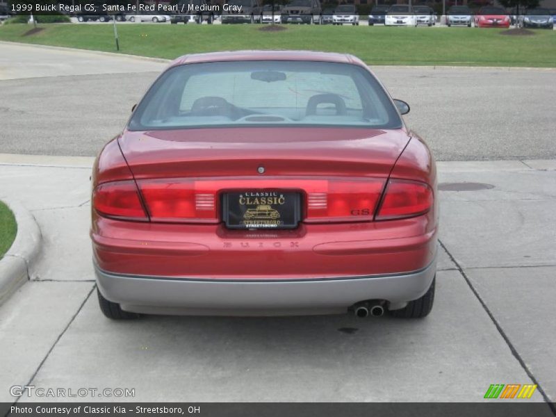 Santa Fe Red Pearl / Medium Gray 1999 Buick Regal GS