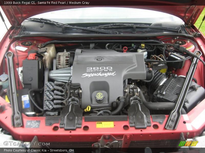 Santa Fe Red Pearl / Medium Gray 1999 Buick Regal GS
