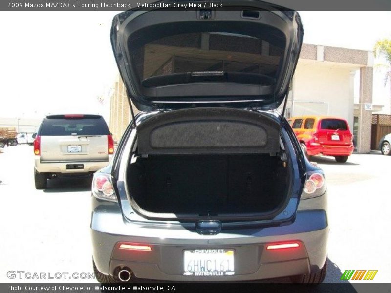 Metropolitan Gray Mica / Black 2009 Mazda MAZDA3 s Touring Hatchback