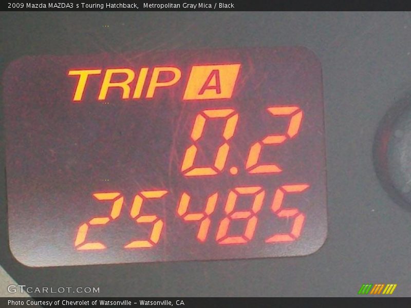 Metropolitan Gray Mica / Black 2009 Mazda MAZDA3 s Touring Hatchback