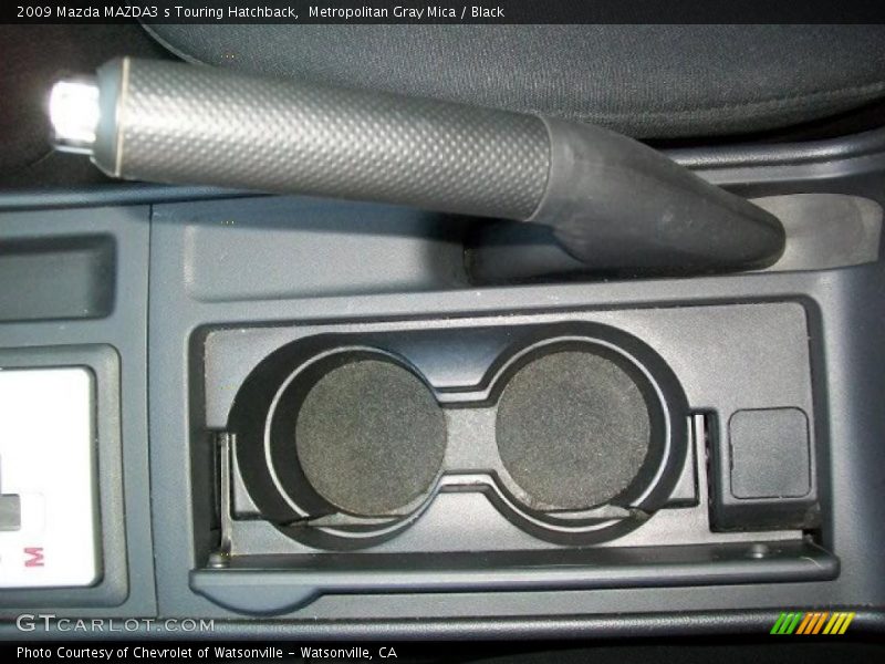 Metropolitan Gray Mica / Black 2009 Mazda MAZDA3 s Touring Hatchback