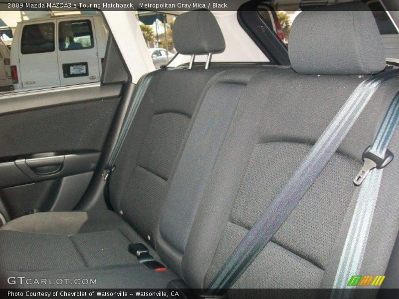 Metropolitan Gray Mica / Black 2009 Mazda MAZDA3 s Touring Hatchback