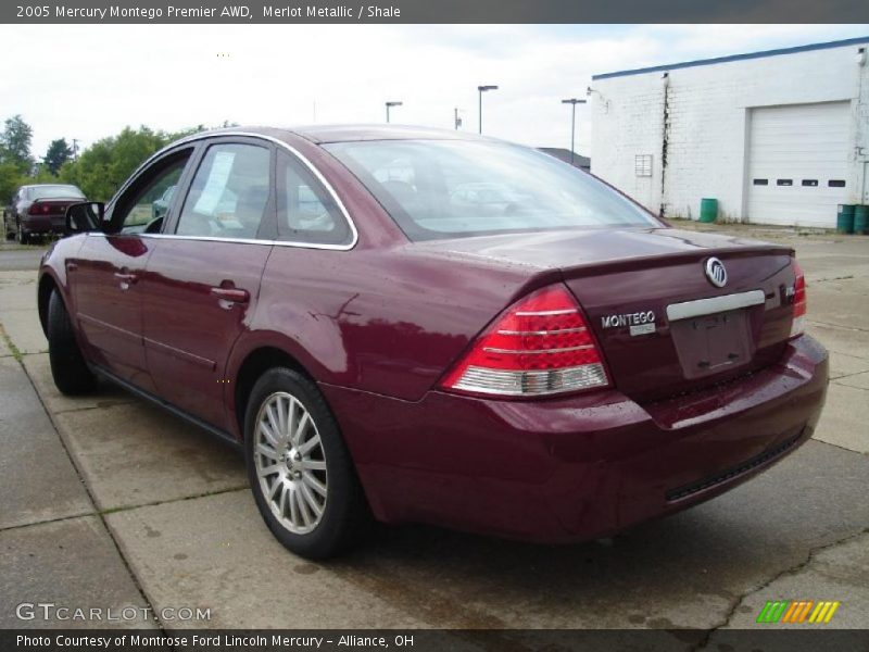Merlot Metallic / Shale 2005 Mercury Montego Premier AWD