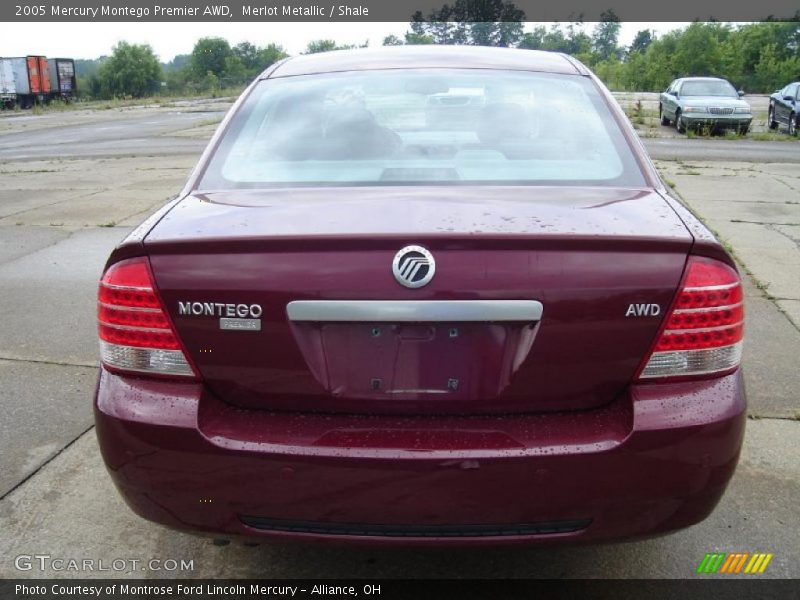 Merlot Metallic / Shale 2005 Mercury Montego Premier AWD