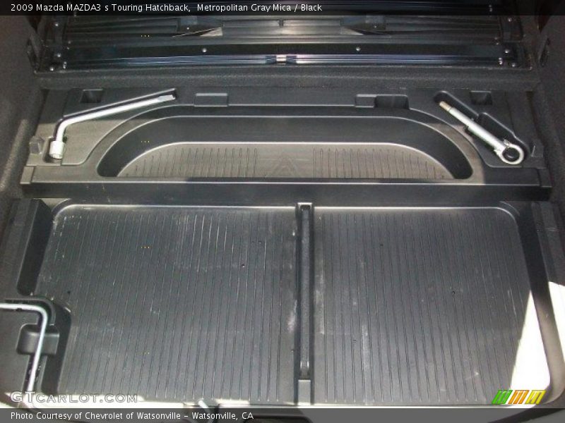 Metropolitan Gray Mica / Black 2009 Mazda MAZDA3 s Touring Hatchback