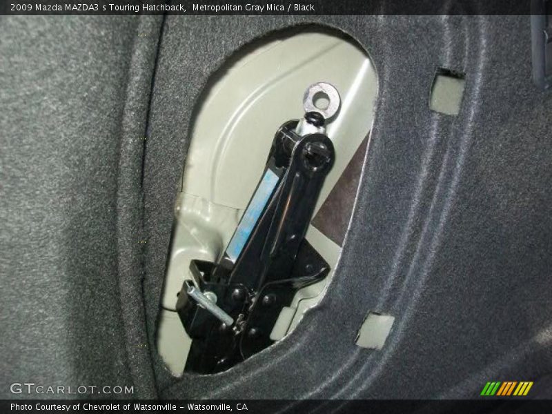 Metropolitan Gray Mica / Black 2009 Mazda MAZDA3 s Touring Hatchback