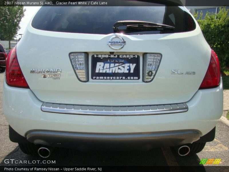 Glacier Pearl White / Cafe Latte 2007 Nissan Murano SL AWD