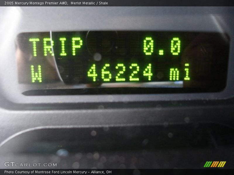 Merlot Metallic / Shale 2005 Mercury Montego Premier AWD