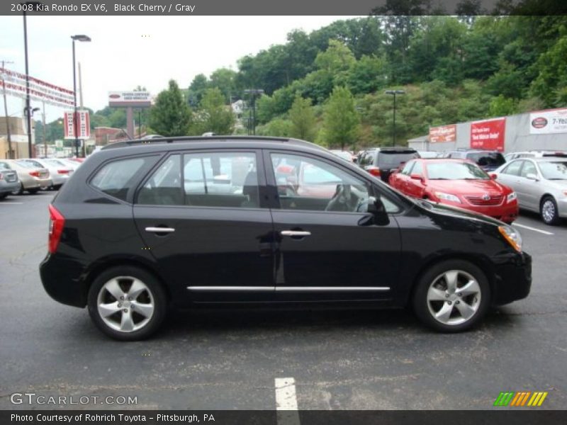 Black Cherry / Gray 2008 Kia Rondo EX V6