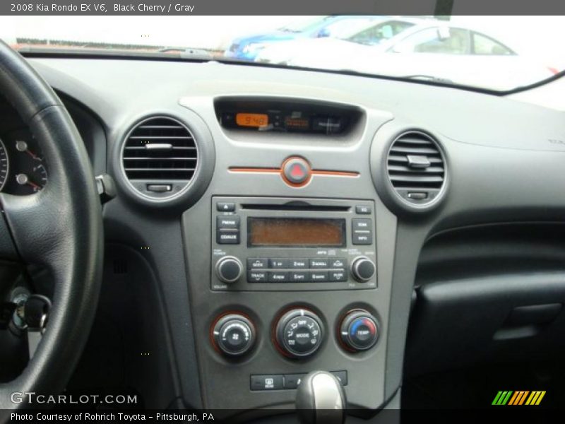 Black Cherry / Gray 2008 Kia Rondo EX V6