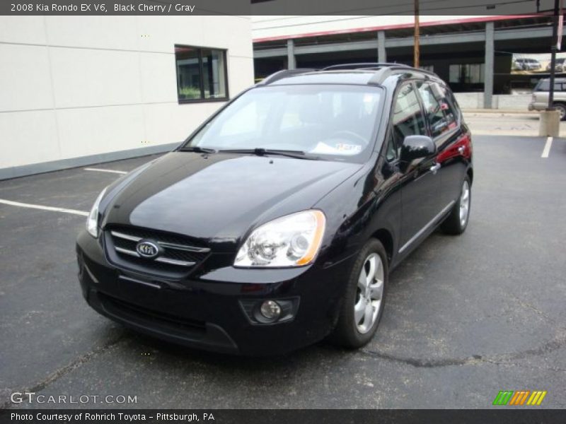 Black Cherry / Gray 2008 Kia Rondo EX V6