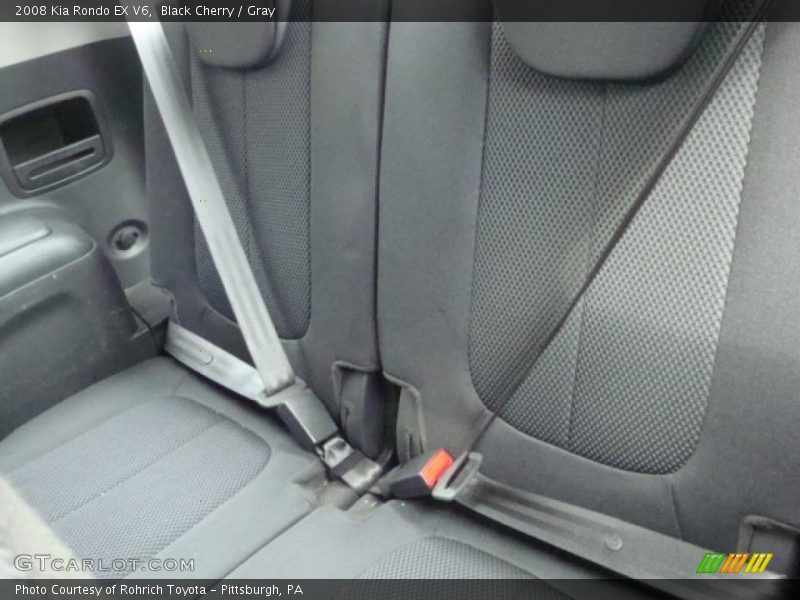 Black Cherry / Gray 2008 Kia Rondo EX V6