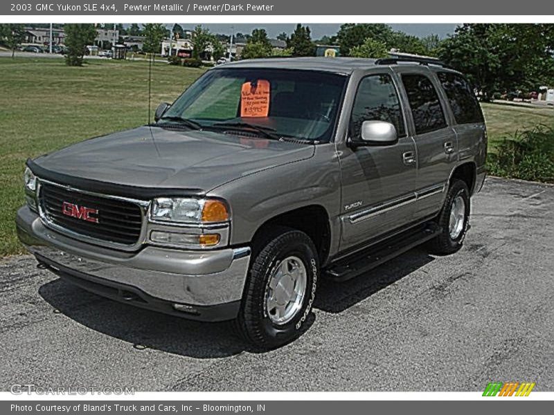 Pewter Metallic / Pewter/Dark Pewter 2003 GMC Yukon SLE 4x4