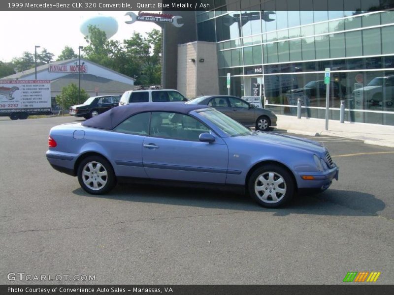 Quartz Blue Metallic / Ash 1999 Mercedes-Benz CLK 320 Convertible