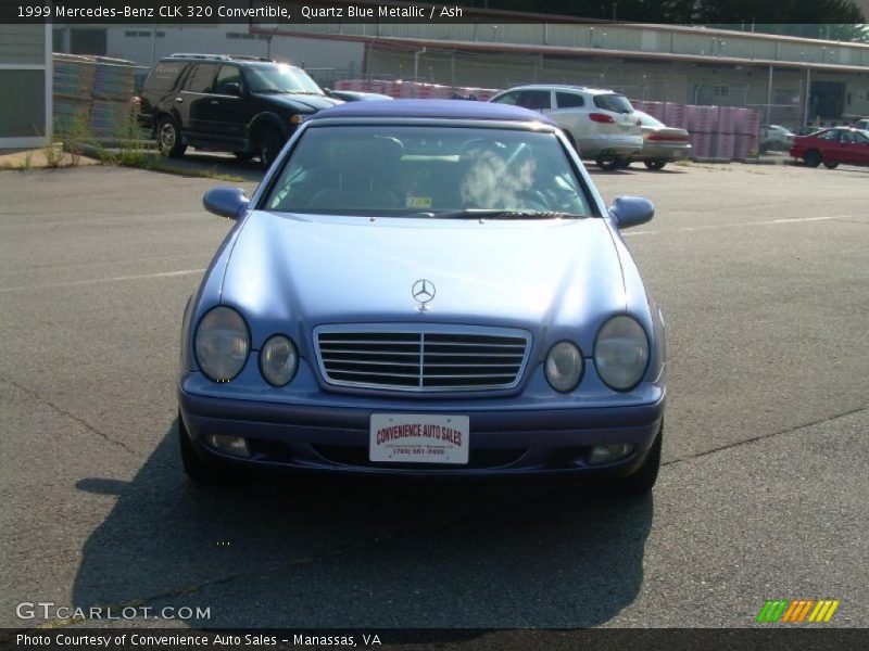 Quartz Blue Metallic / Ash 1999 Mercedes-Benz CLK 320 Convertible