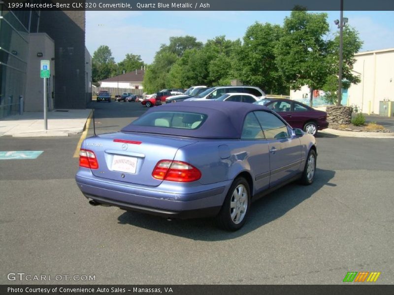 Quartz Blue Metallic / Ash 1999 Mercedes-Benz CLK 320 Convertible