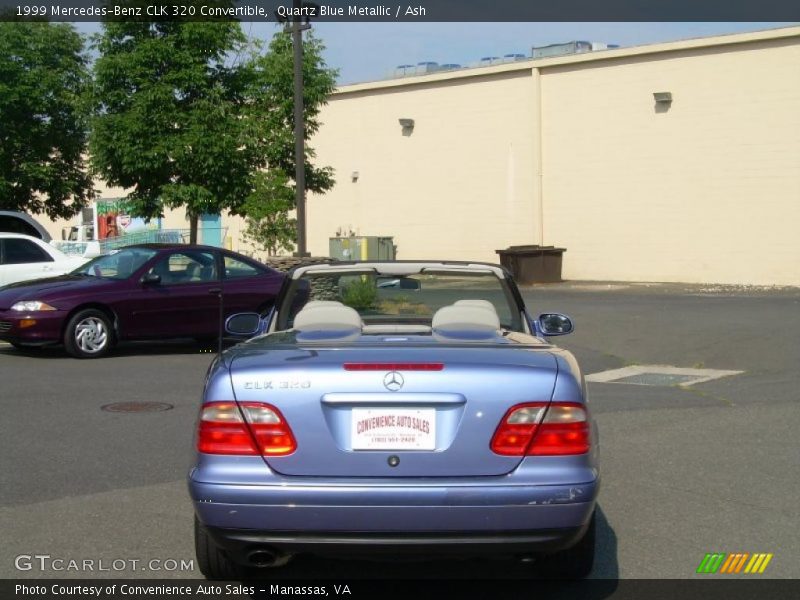 Quartz Blue Metallic / Ash 1999 Mercedes-Benz CLK 320 Convertible