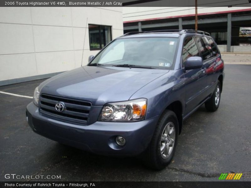 Bluestone Metallic / Ash Gray 2006 Toyota Highlander V6 4WD