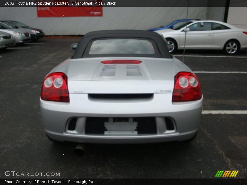 Silver Streak Mica / Black 2003 Toyota MR2 Spyder Roadster