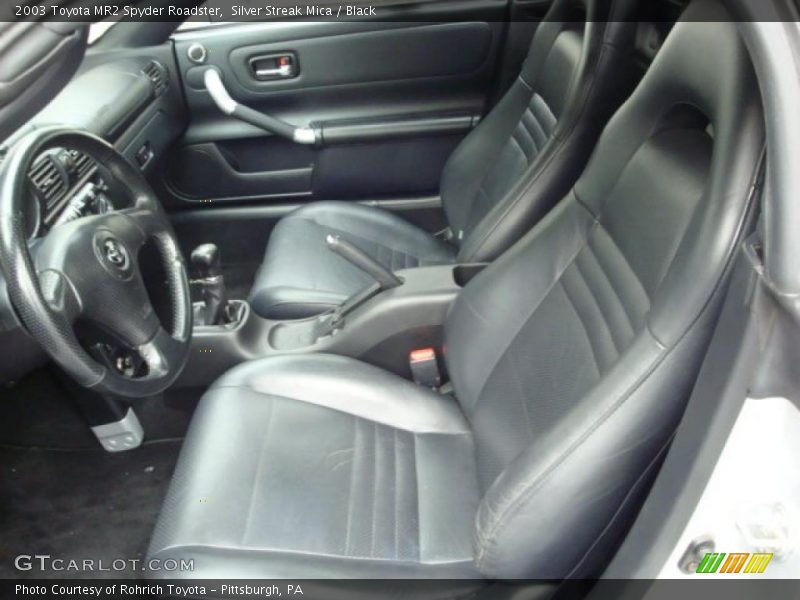 Silver Streak Mica / Black 2003 Toyota MR2 Spyder Roadster