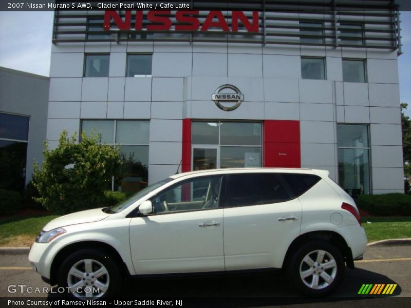 Glacier Pearl White / Cafe Latte 2007 Nissan Murano S AWD